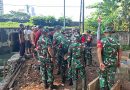 Manunggal TNI dan Rakyat Warga Panunggangan Barat dan Timur Gelar Gotong Royong : Sampaikan Terima Kasih kepada Presiden melalui TNI