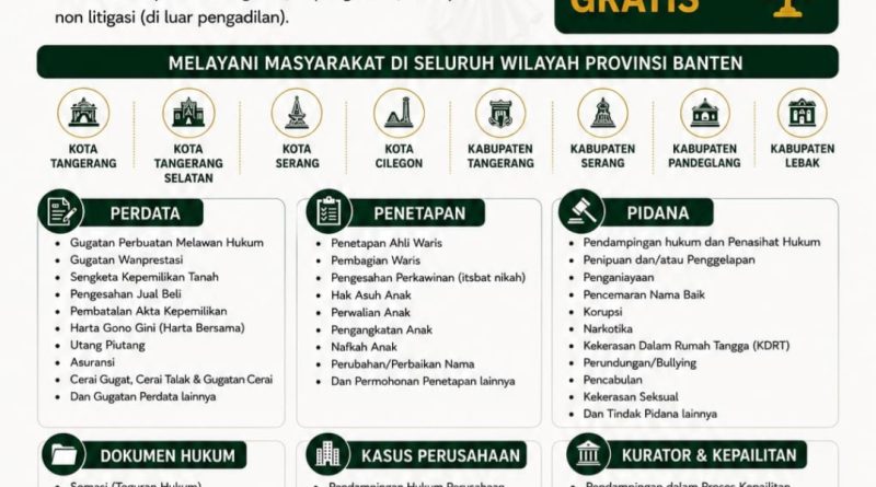 Pemuda Katolik Komda Banten Hadirkan Layanan Bantuan Hukum Gratis Melalui RKBH Cabang Banten