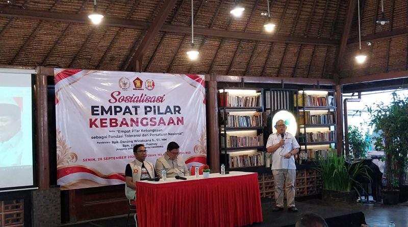 Pewarna Indonesia Banten Bersama Gekira Prov. Banten Hadiri Sosialisasi Empat Pilar Kebangsaan Fondasi Toleransi dan Persatuan Nasiaonal