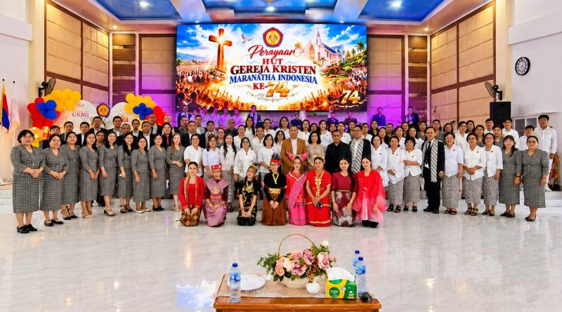 HUT ke-74 GKMI, Pdt. Dr. Robby Lempas Serukan Persatuan dan Semangat Melayani